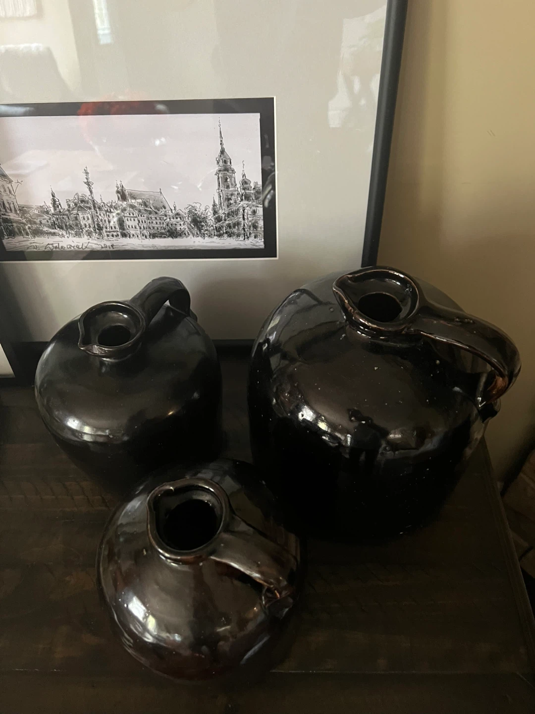 Curated Collection of Vintage Stoneware Jugs - photo 4