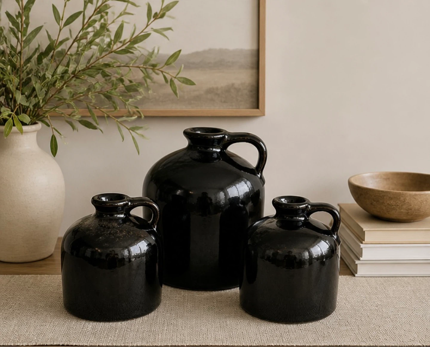 Curated Collection of Vintage Stoneware Jugs - photo 5