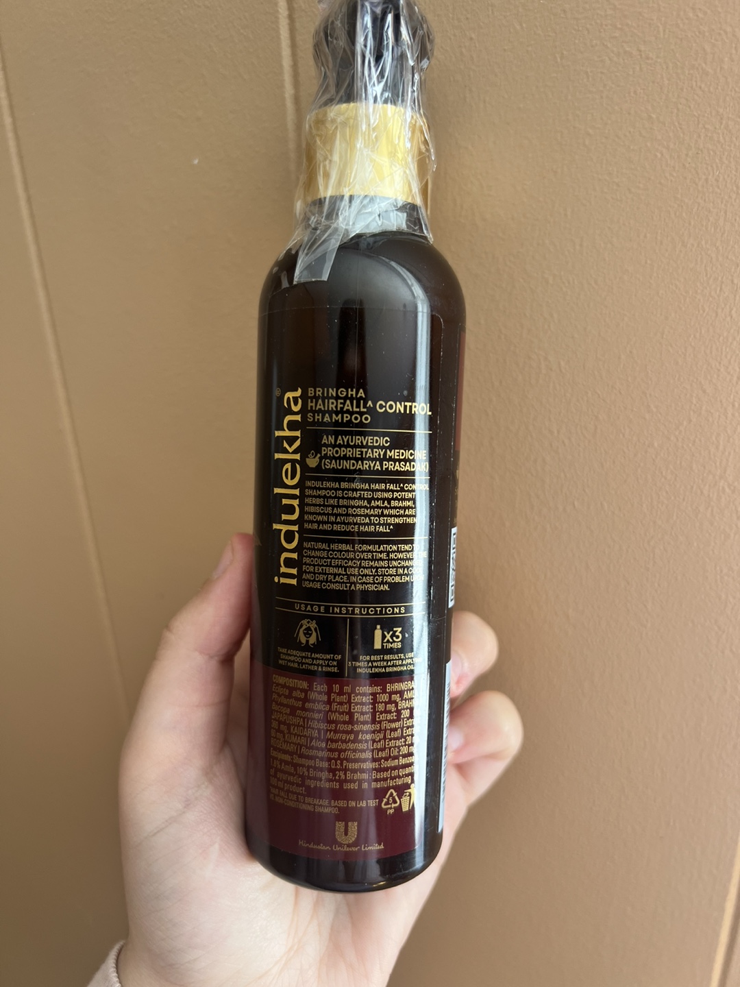 Indulekha Bringha Hairfall Control Shampoo 340ml - photo 2