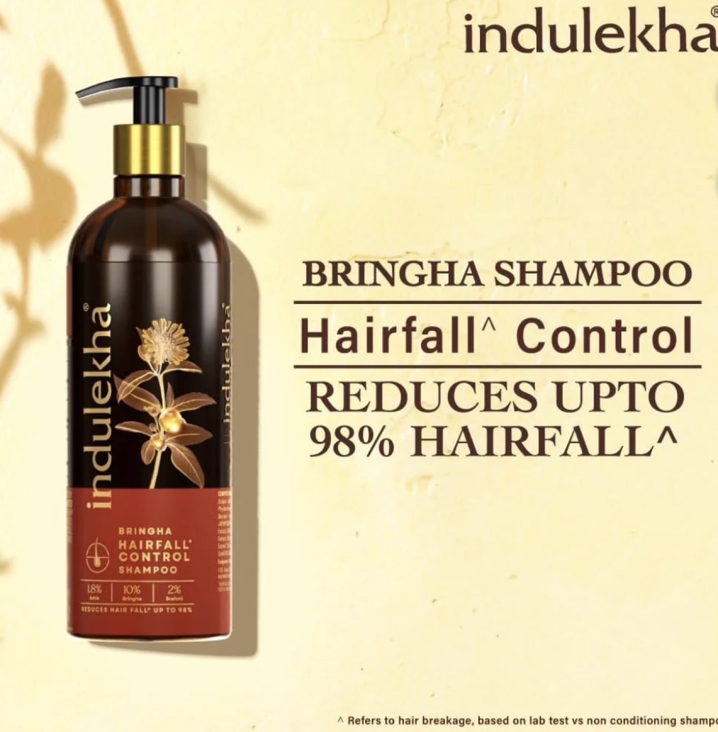 Indulekha Bringha Hairfall Control Shampoo 340ml - photo 5