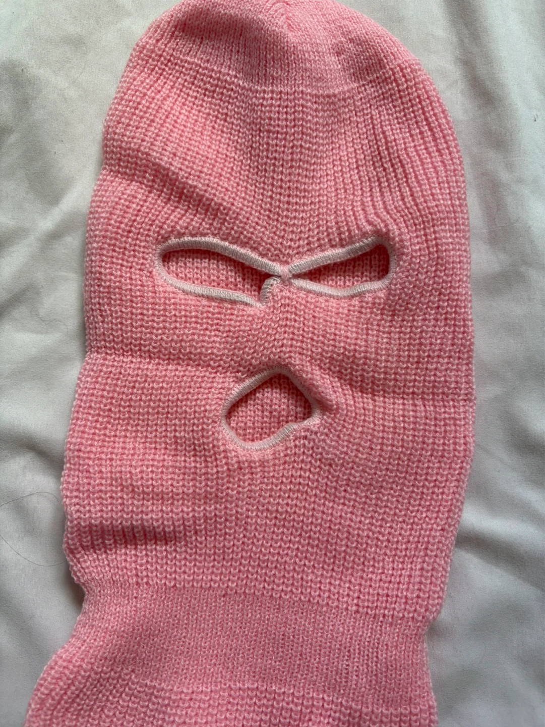 Pink Knitted Balaclava Ski Mask - photo 2