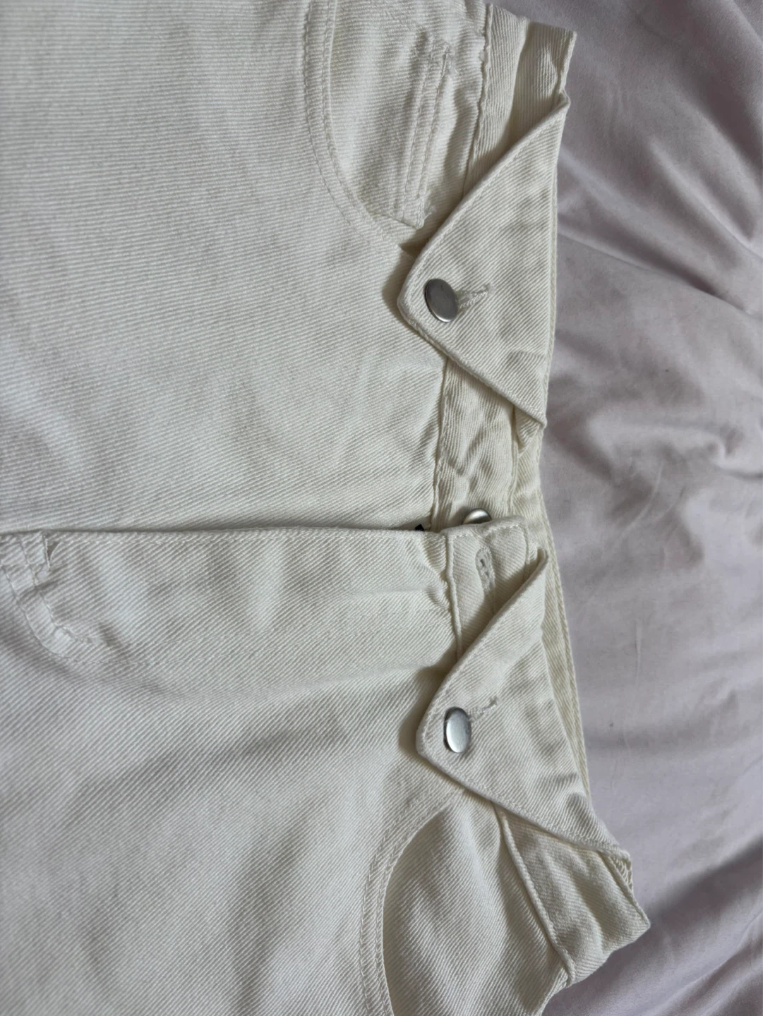 Cream Cargo Pants - photo 2
