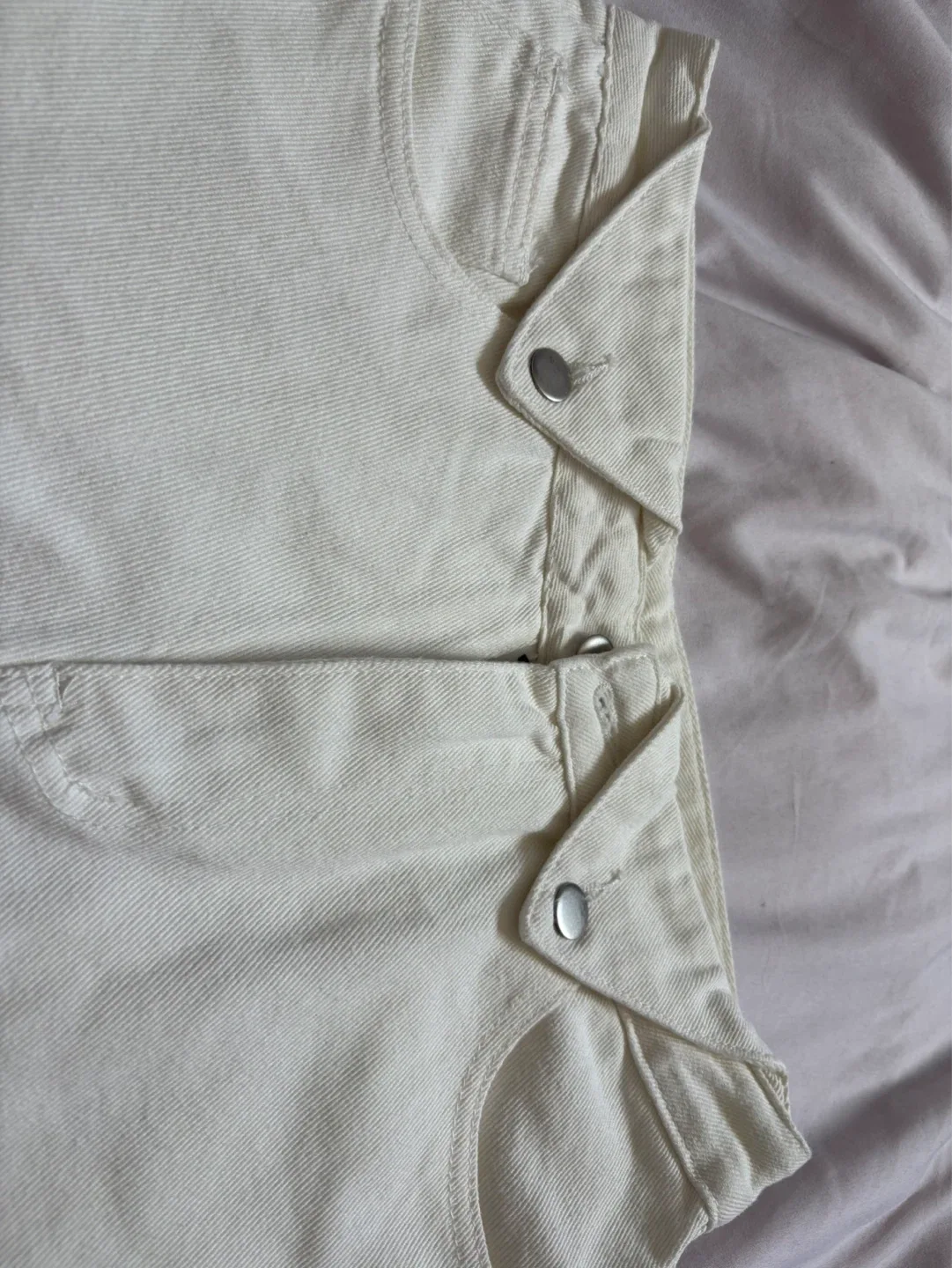 Cream Cargo Pants - photo 2