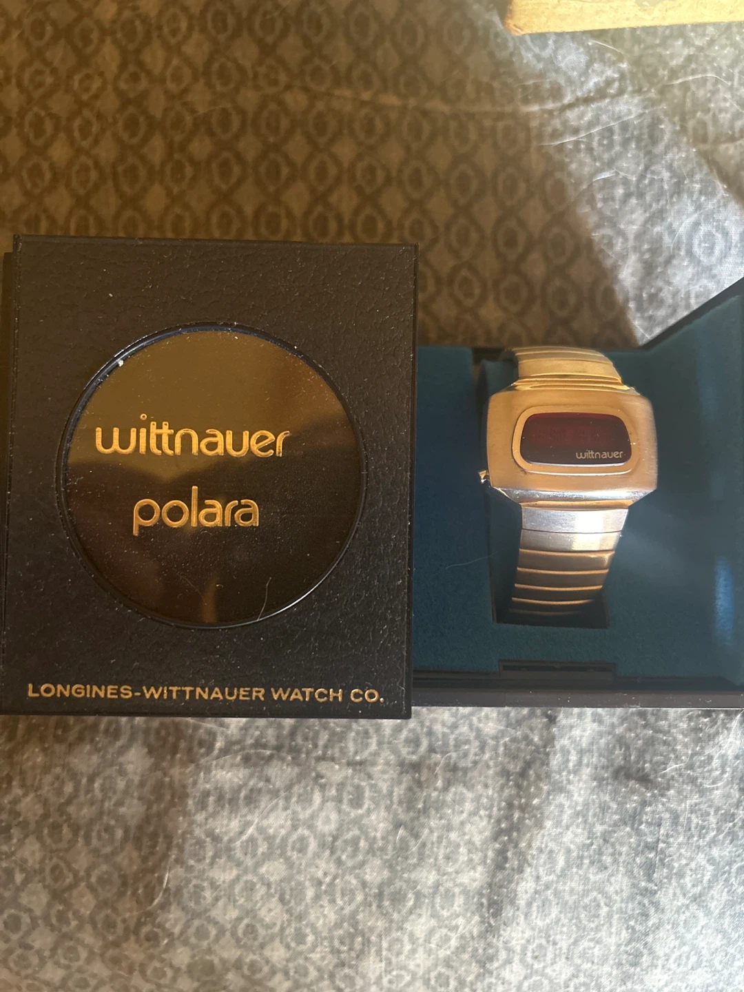 Wittnauer Polara Digital Watch with Box