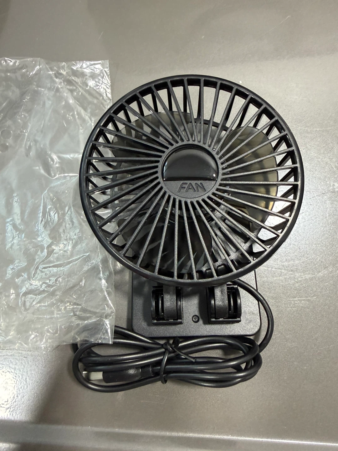 Black Portable USB Fan