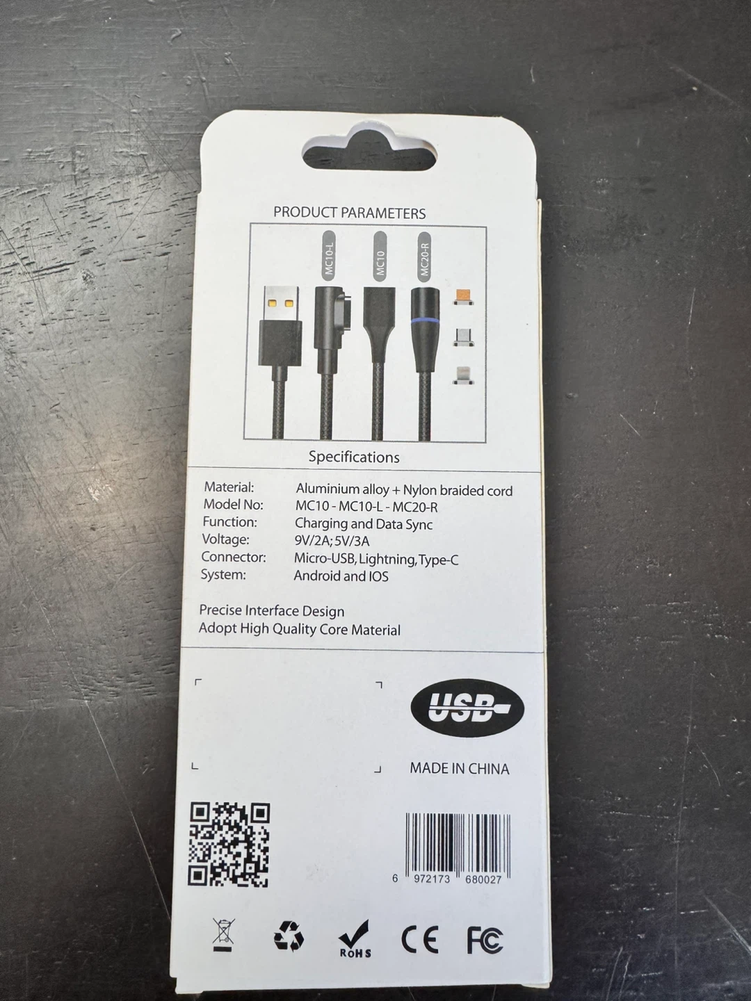nou FAST CHARGING 3-in-1 Magnetic Data Cable - photo 2