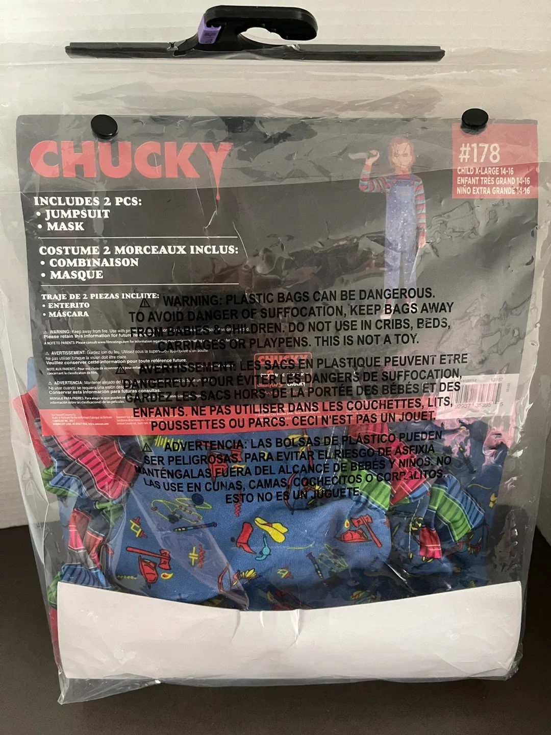 Kid’s Chucky Halloween set and makeup kit - photo 2