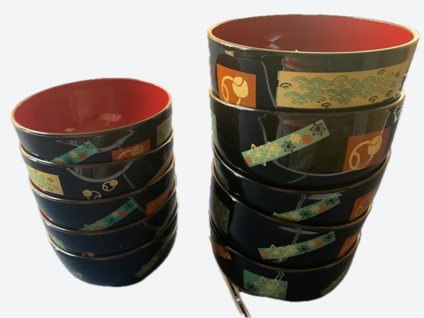 Set of 10 Japanese Style Bowls - photo 2