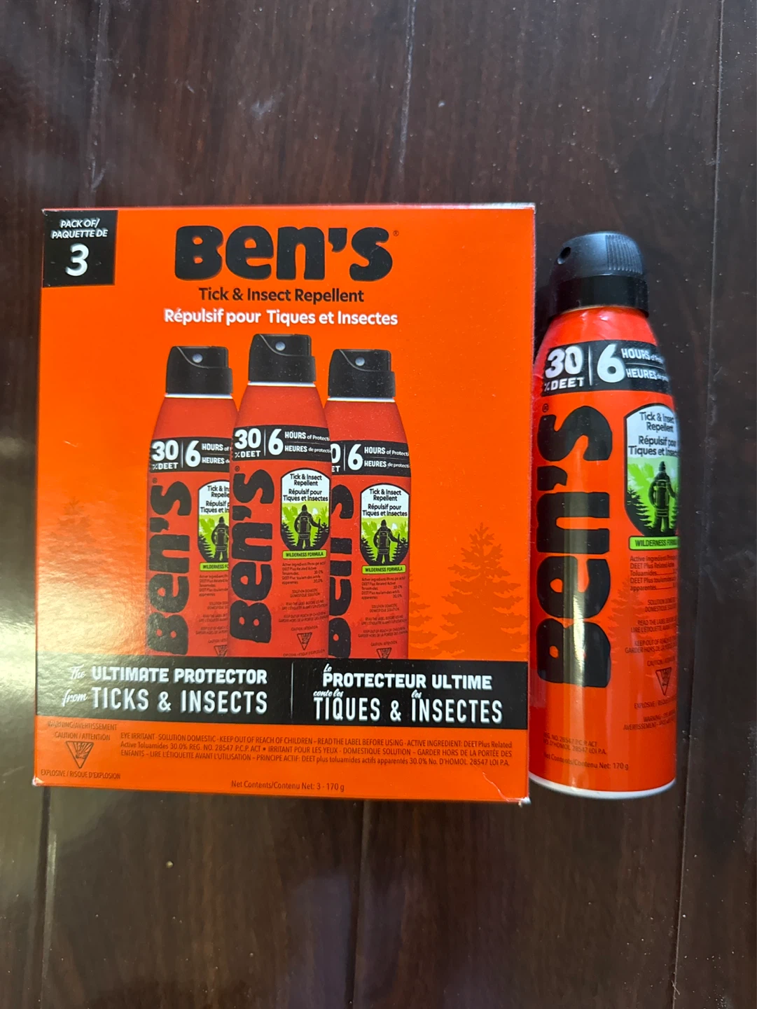 Ben's Tick & Insect Repellent 3-Pack