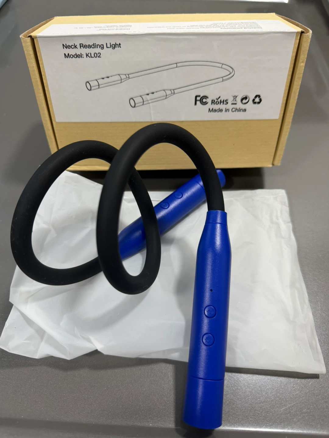 Neck Reading Light - Blue - photo 2