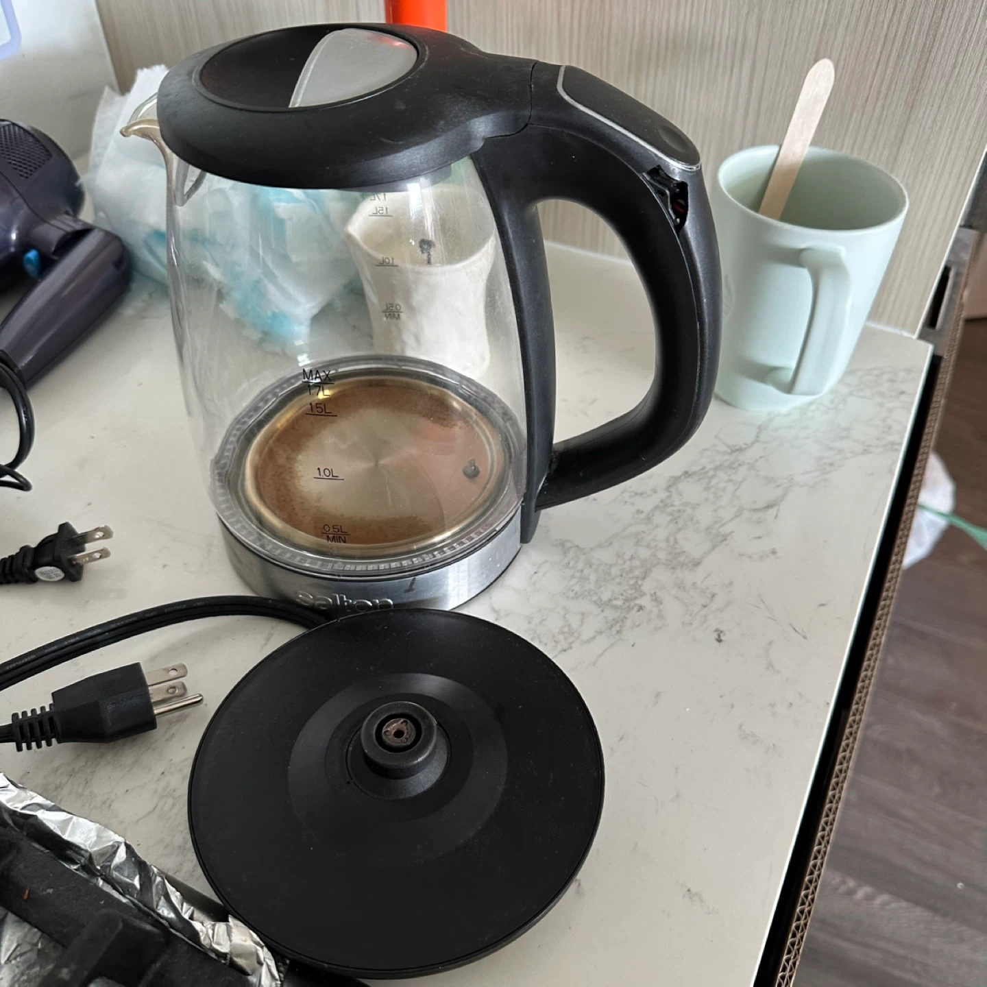 Salter Glass Electric Kettle 1.7L