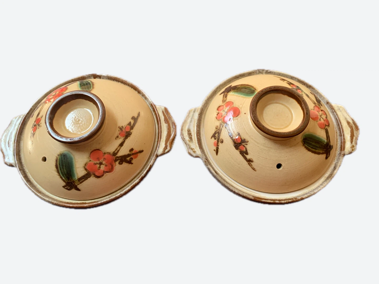Ceramic Lidded Bowl – Floral Design