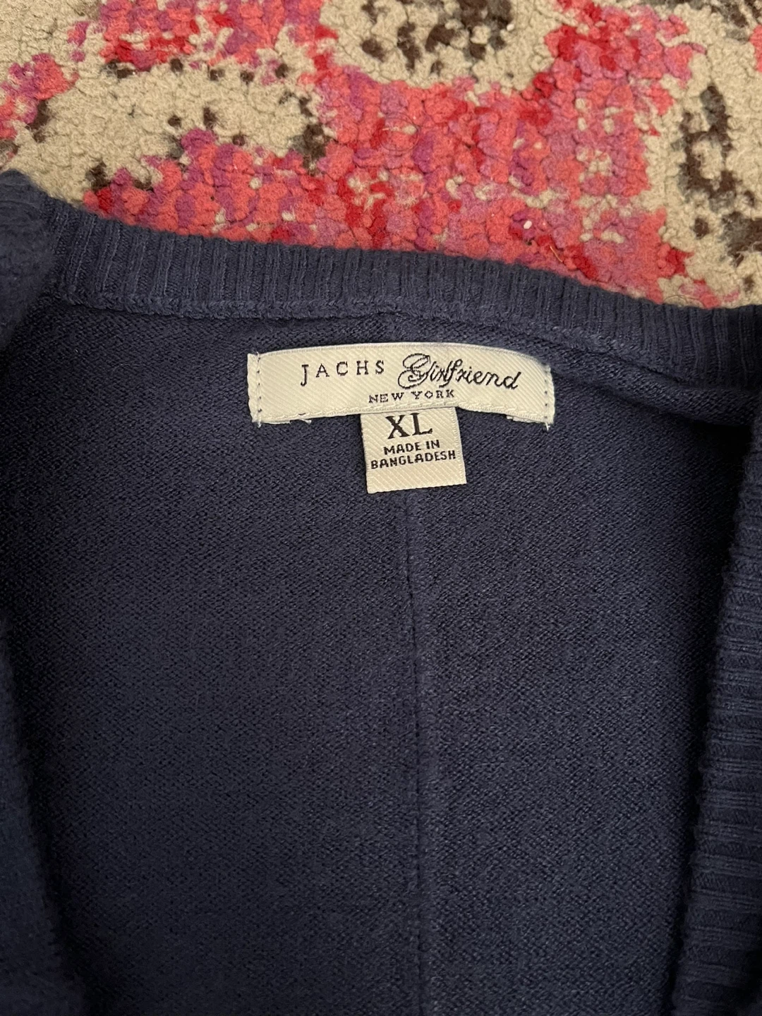Jachs Girlfriend Navy Blue Long Cardigan - XL - photo 3