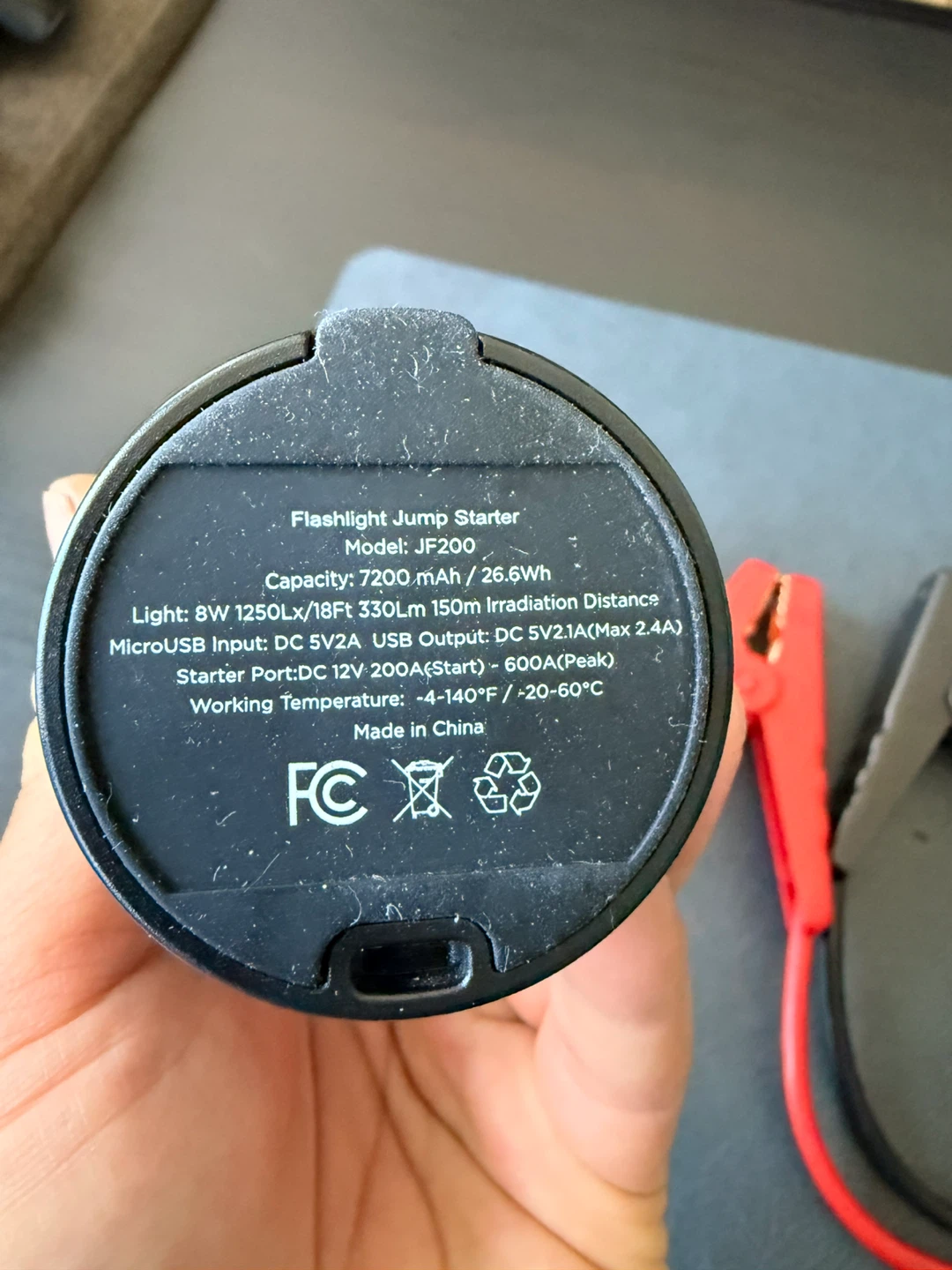GoPower Emergency Car Jumpstarter with Flashlight - photo 3