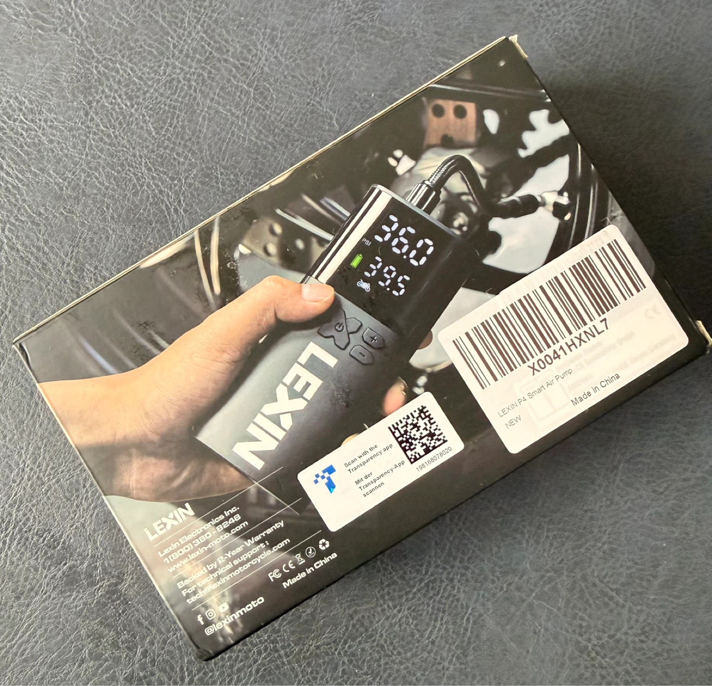 Lexin P4 Smart Air Pump - photo 2