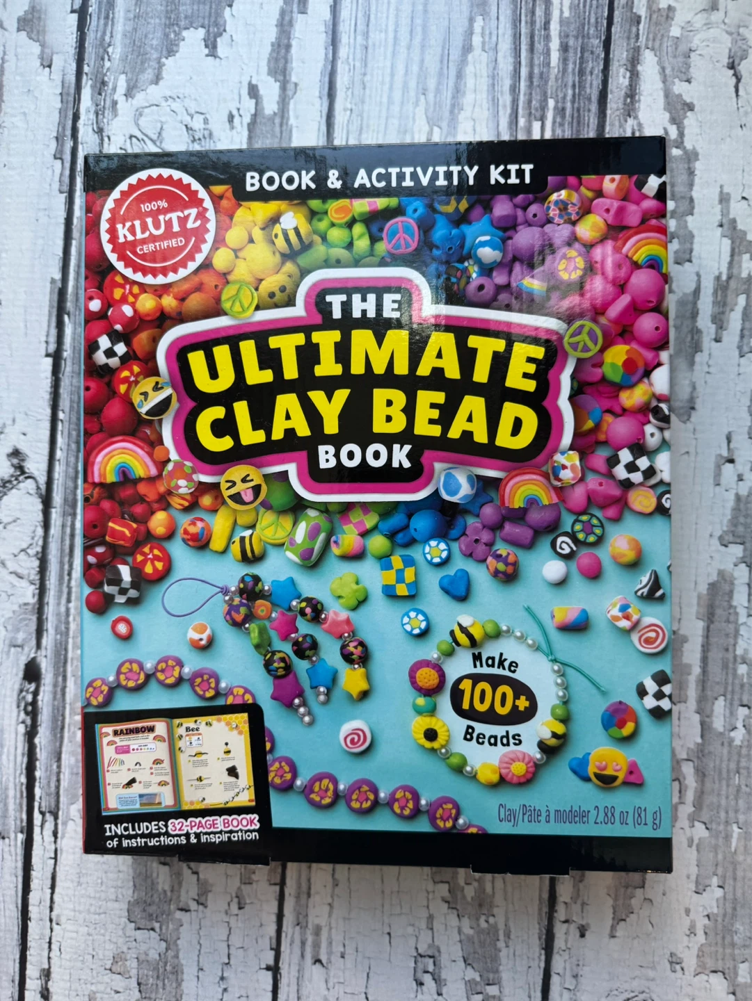 Clay bead book & activity kit