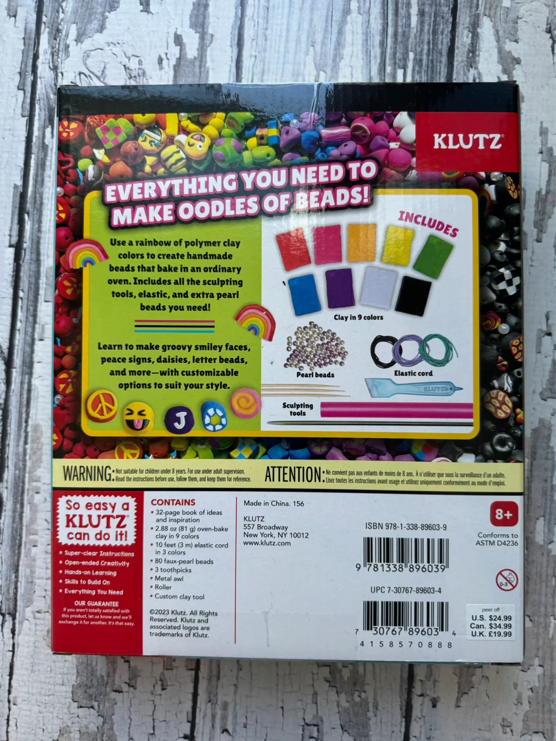Clay bead book & activity kit - photo 2