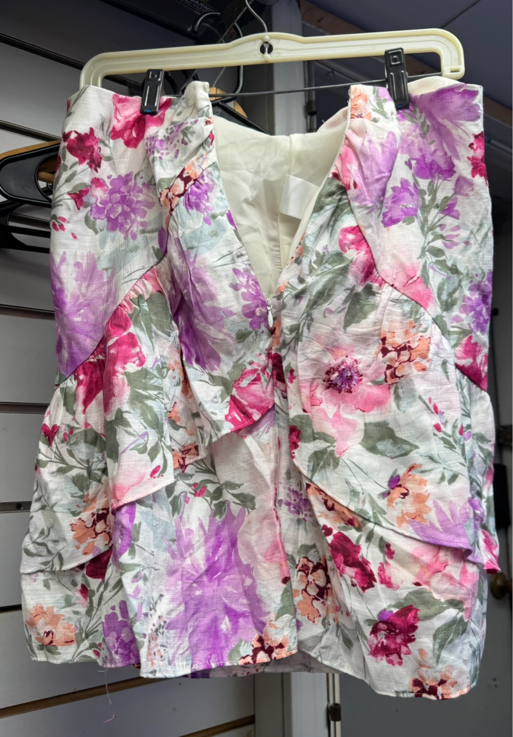 Express Floral Ruffle Skirt Size 10 - photo 2
