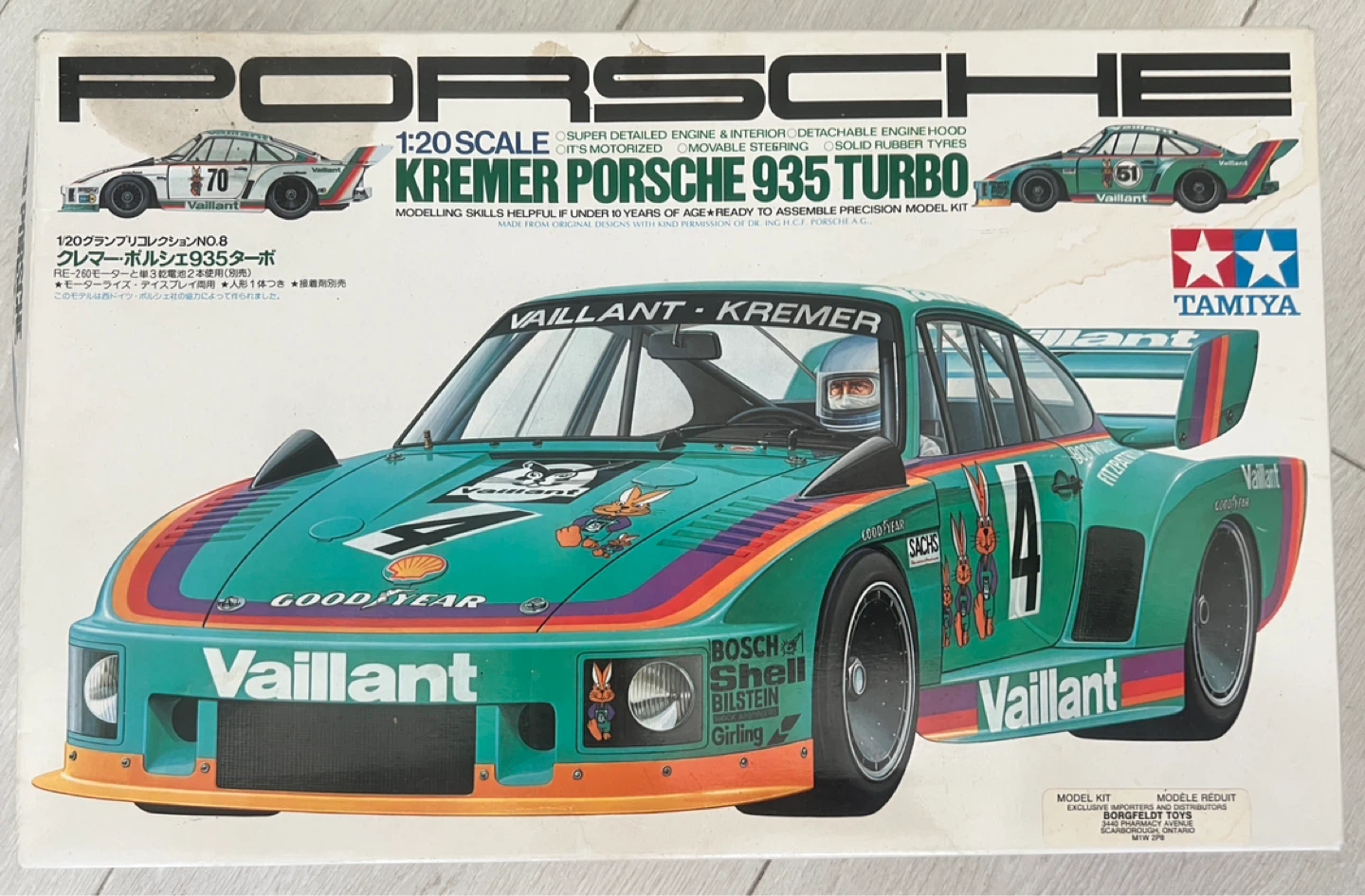 Tamiya 1/20 Kremer Porsche 935 Turbo Model Kit