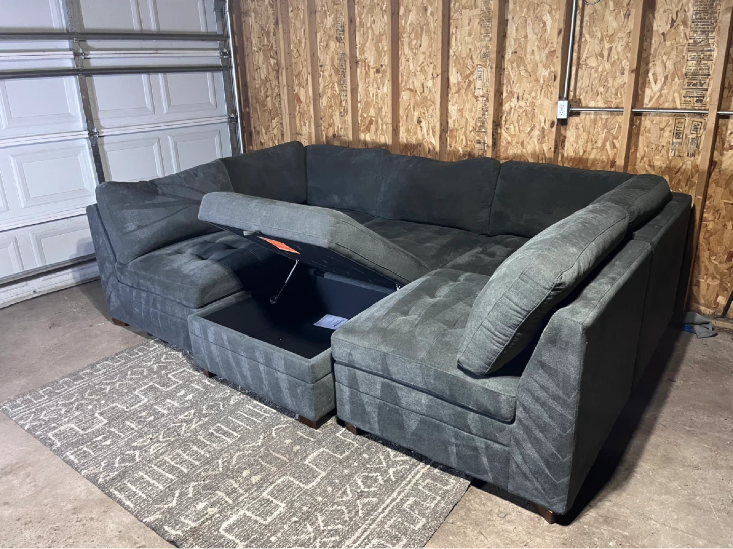 🚚FREE DELIVERY - Gray Thomasville Modular Sectional Sofa - photo 2