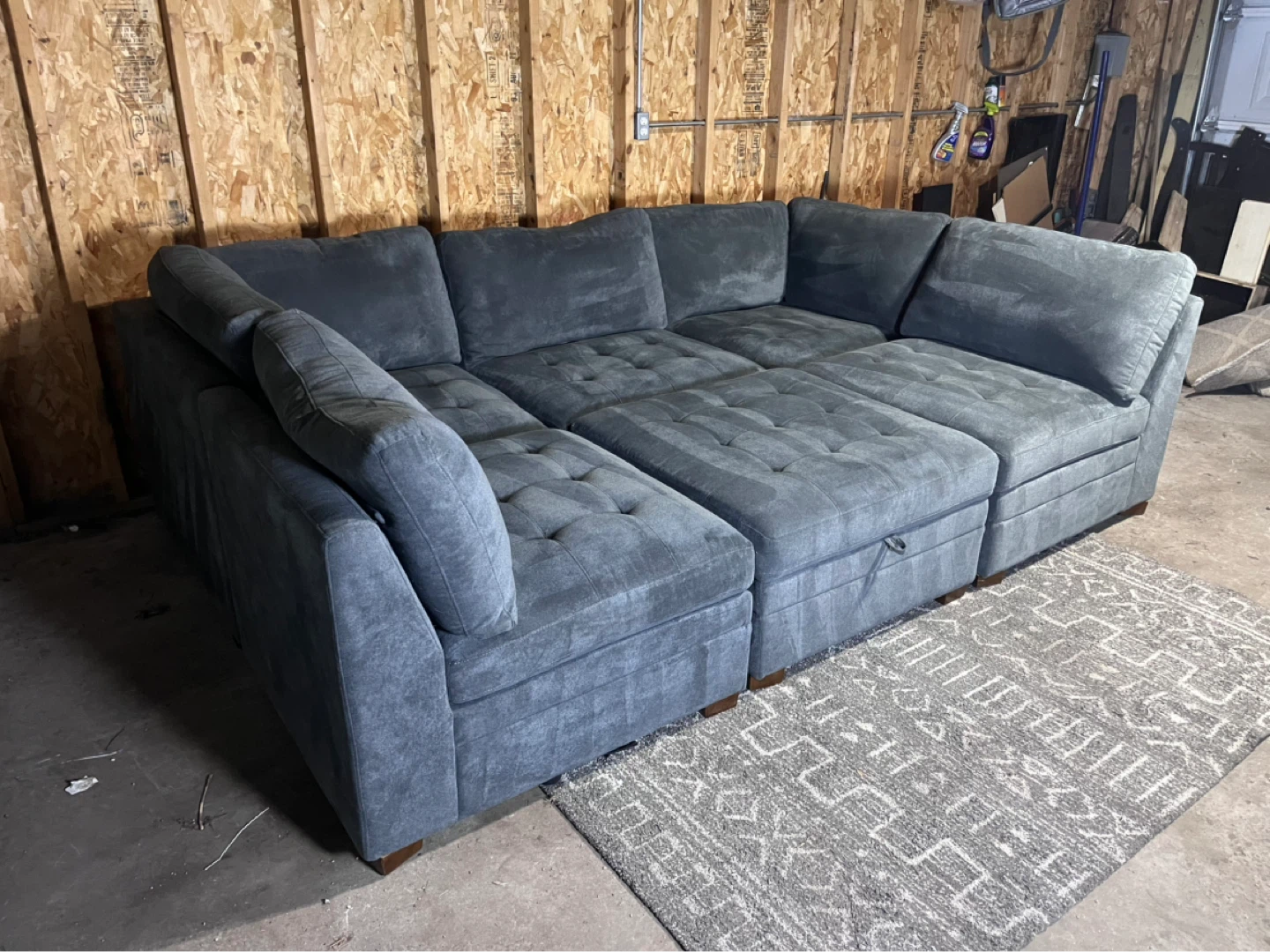 🚚FREE DELIVERY - Gray Thomasville Modular Sectional Sofa - photo 3