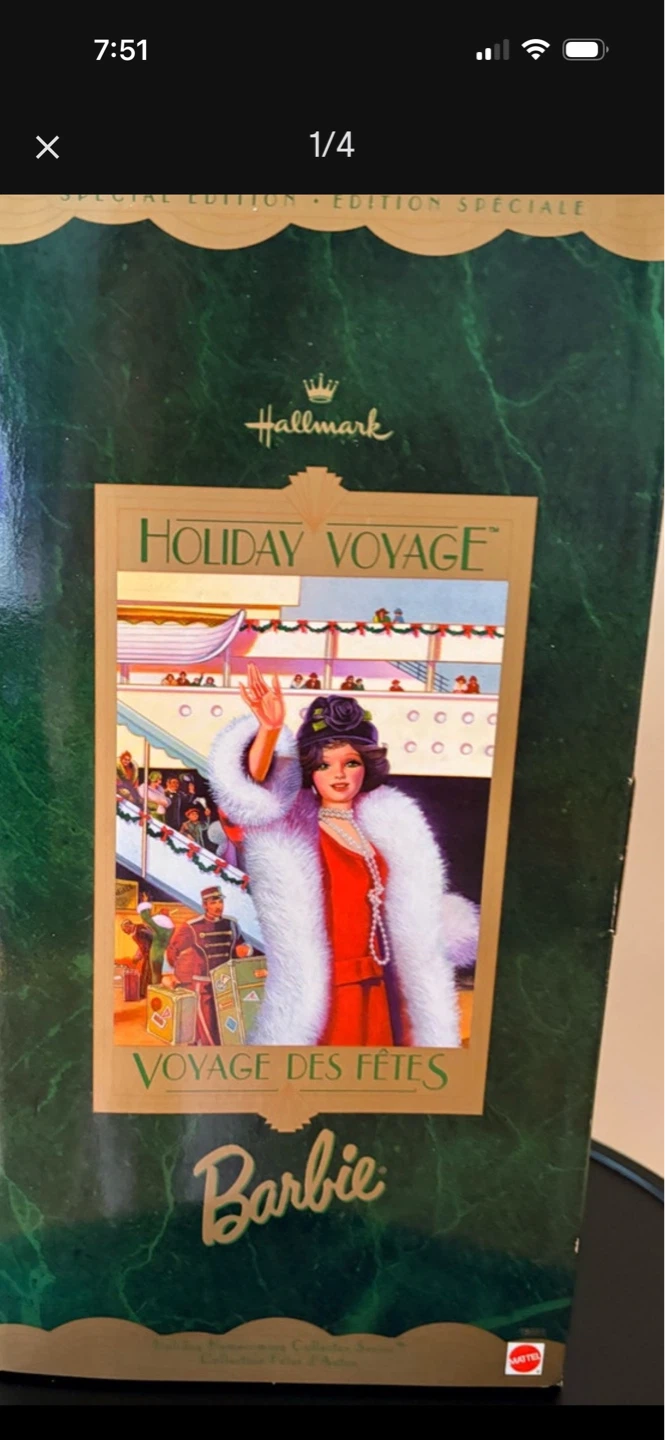 Hallmark Barbie Holiday Voyage Special Edition Doll - photo 2