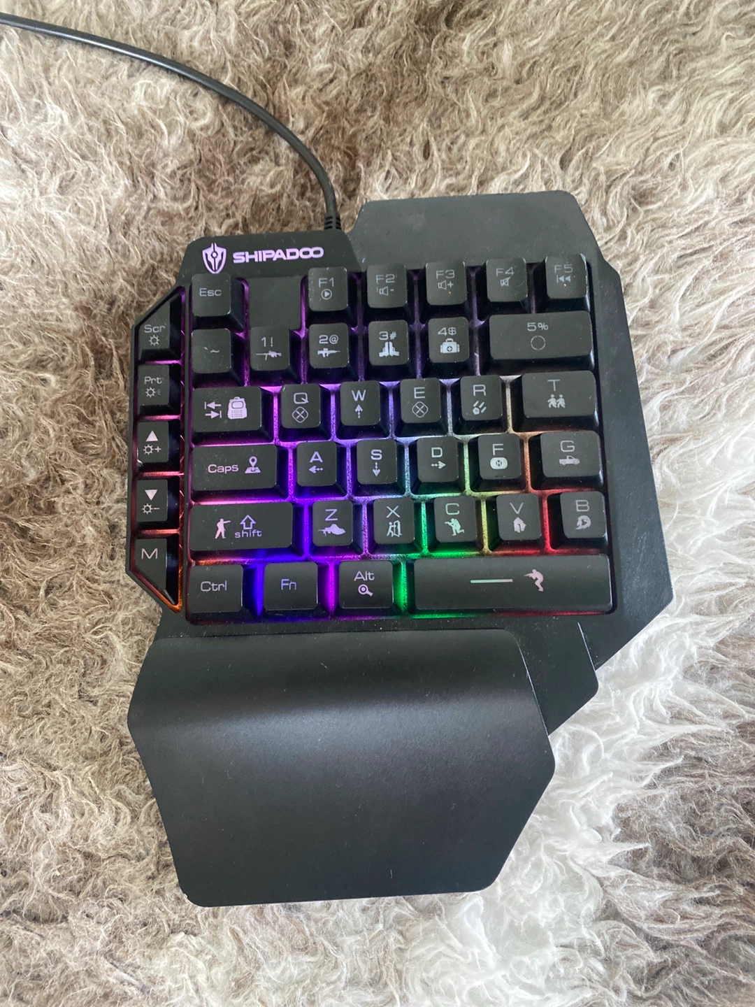 Shipadoo Gaming One Handed Keyboard