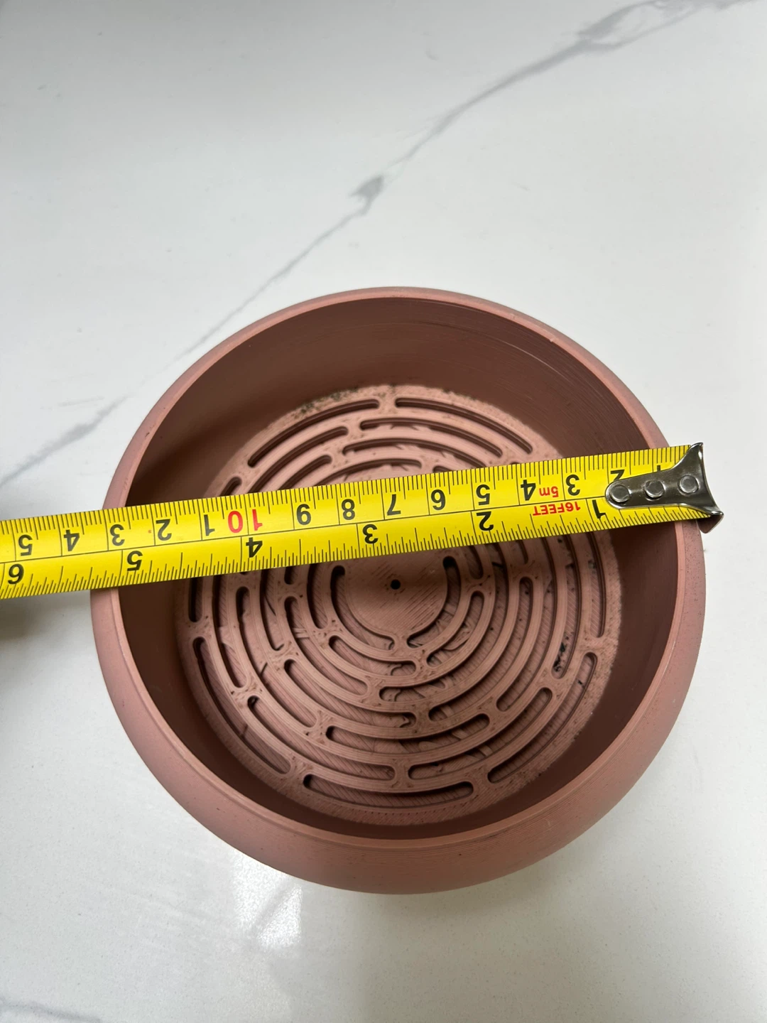 Pink Round Plant Pot with Saucer - photo 2