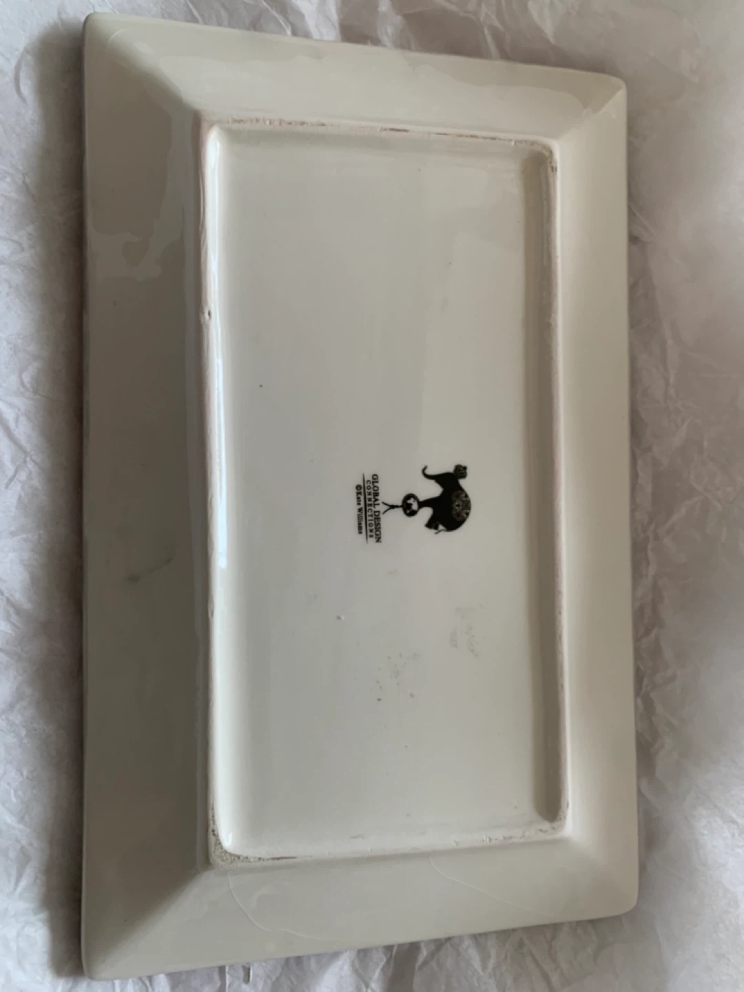 Ceramic Butter Dish with Bird Design - photo 5