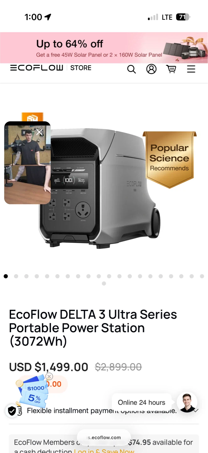 EcoFlow DELTA 3 Ultra Series Portable Power Station - photo 4