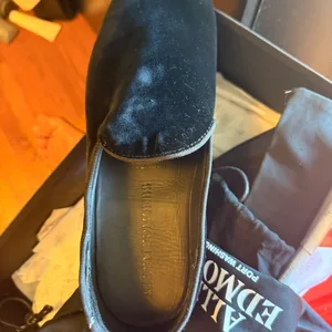 Allen Edmonds Robinson Black Velvet Loafers - Size 11.5 D
