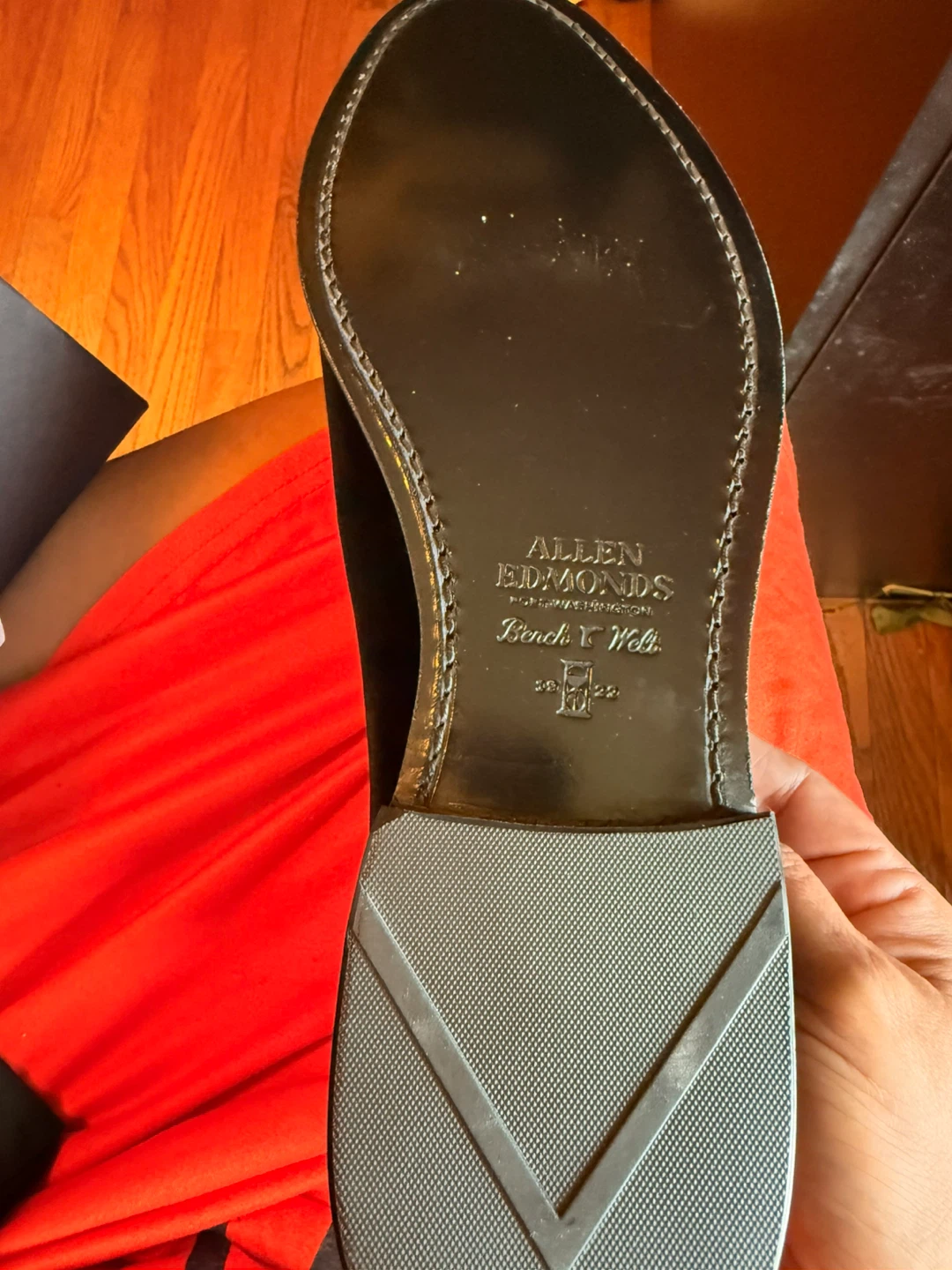 Allen Edmonds Robinson Black Velvet Loafers - Size 11.5 D - photo 2