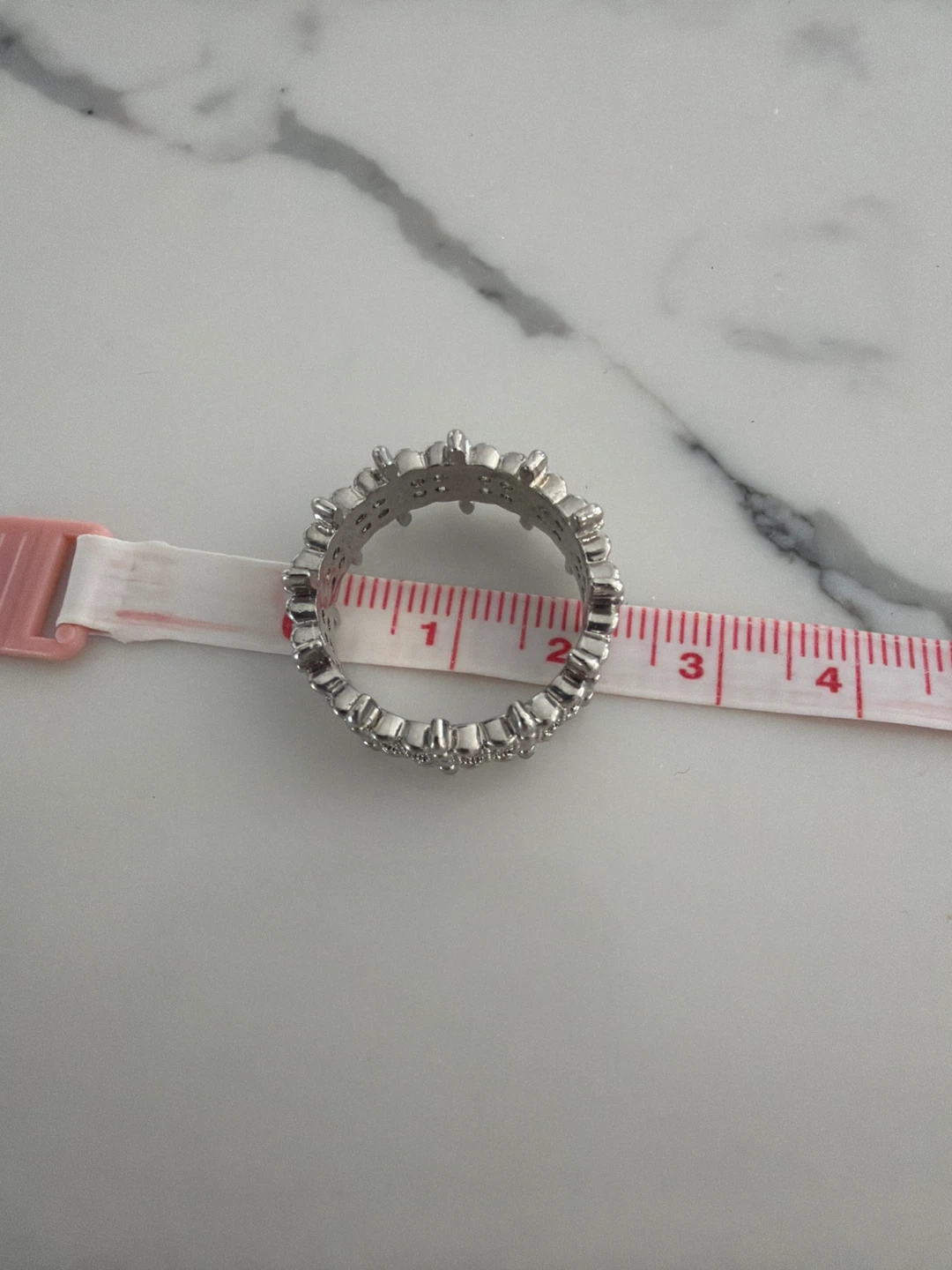 Set of 2 Rhinestone Stackable Rings - photo 3