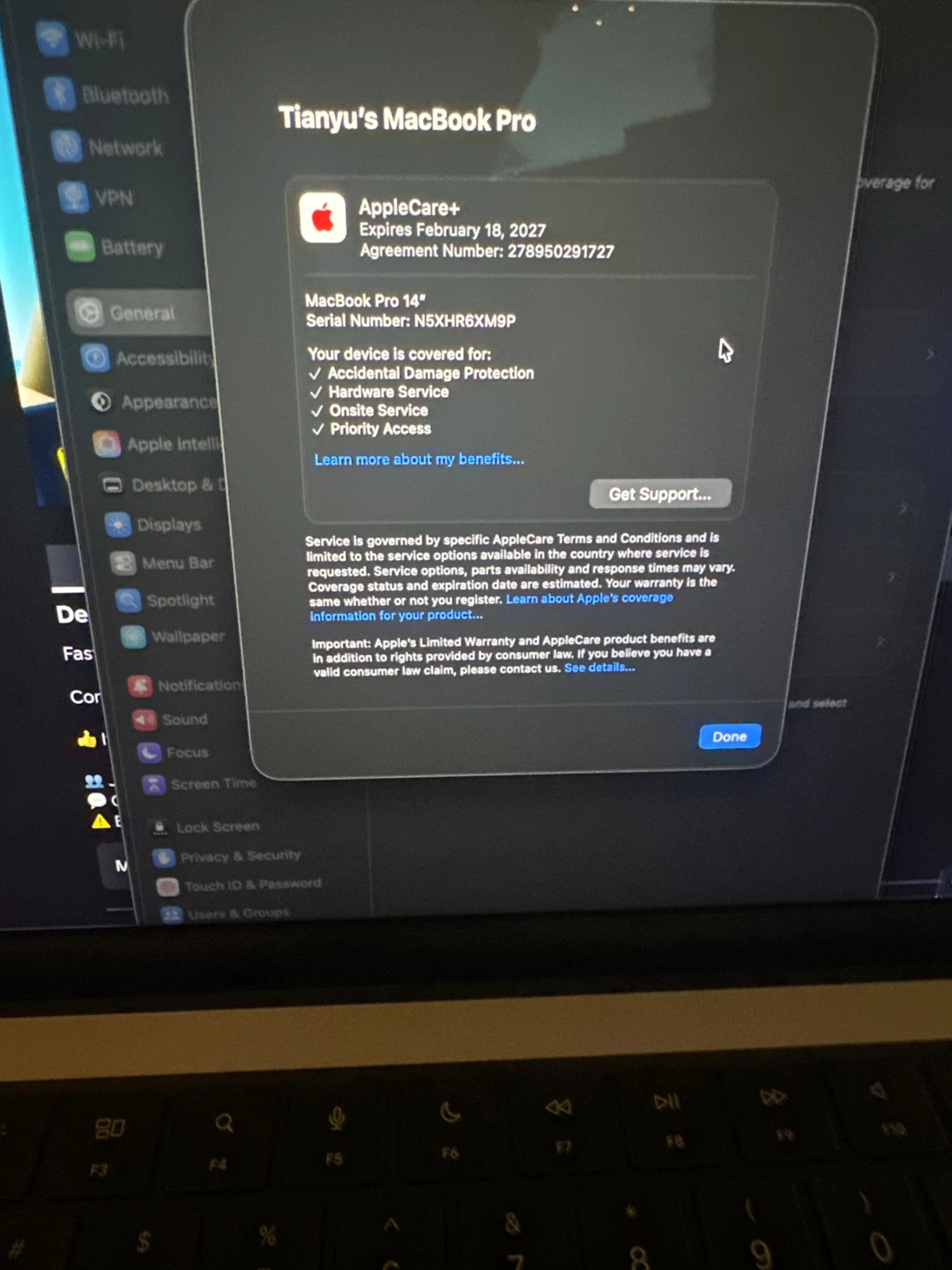 M1 Pro Macbook w AppleCare+ - photo 3