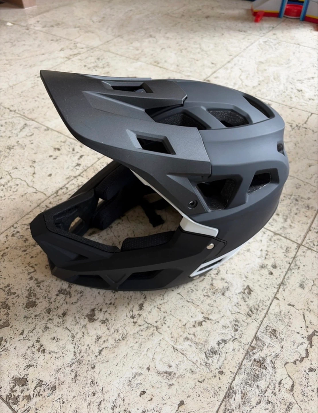 ILM Bicycle Helmet Black White - Size M