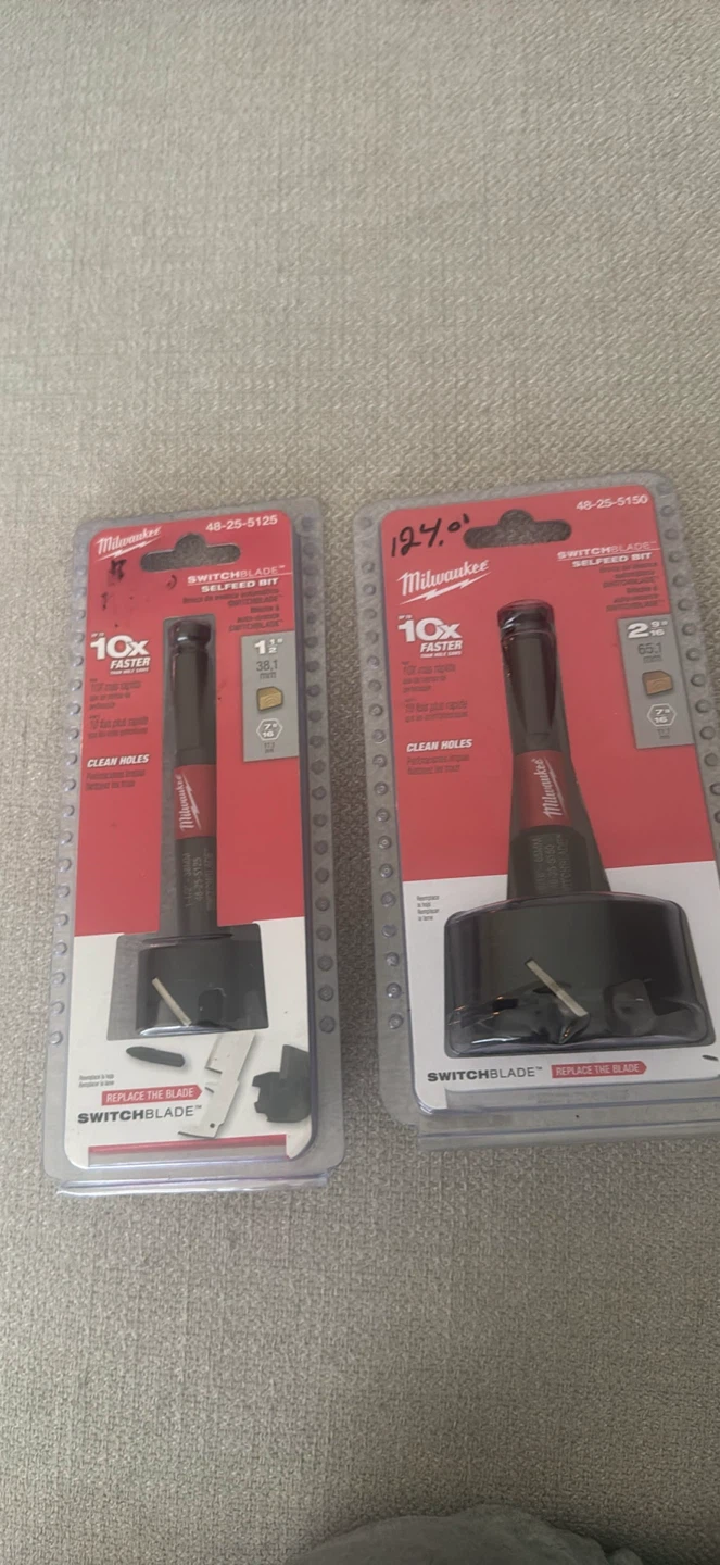 Milwaukee Switchblade Selfeed Bits & Diamond Max Hole Saw Kit - photo 3