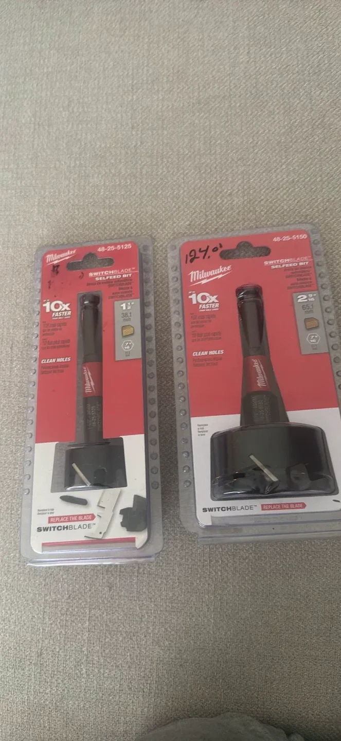 Milwaukee Switchblade Selfeed Bits & Diamond Max Hole Saw Kit - photo 3