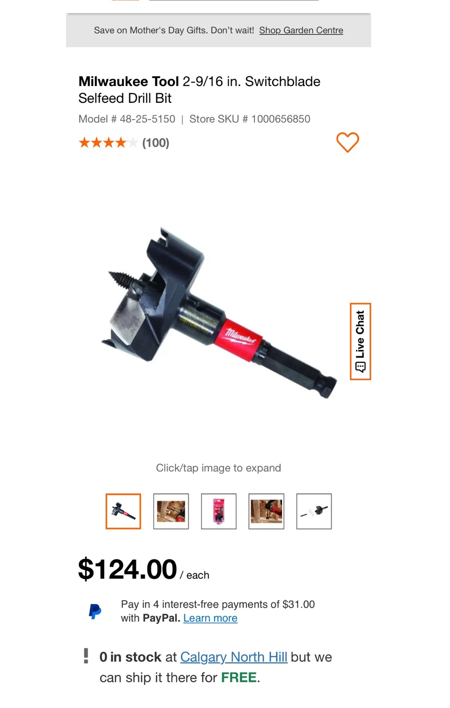 Milwaukee Switchblade Selfeed Bits & Diamond Max Hole Saw Kit - photo 5