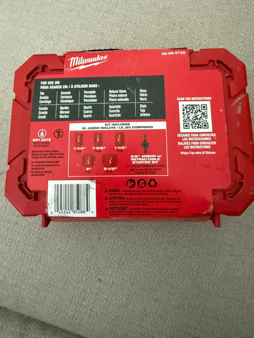 Milwaukee Switchblade Selfeed Bits & Diamond Max Hole Saw Kit - photo 2