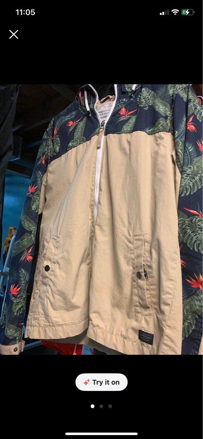 Jack & Jones Men's Hooded Jacket - Size M
