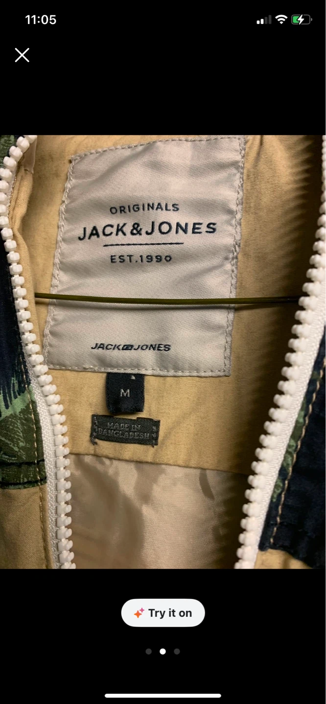 Jack & Jones Men's Hooded Jacket - Size M - photo 2