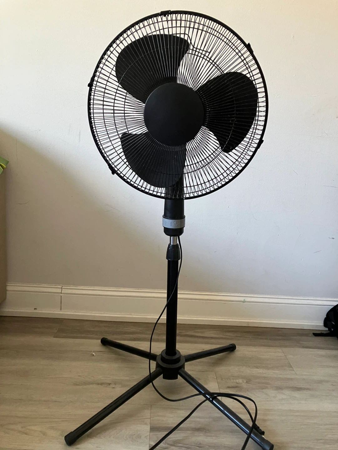 Black Standing Fan