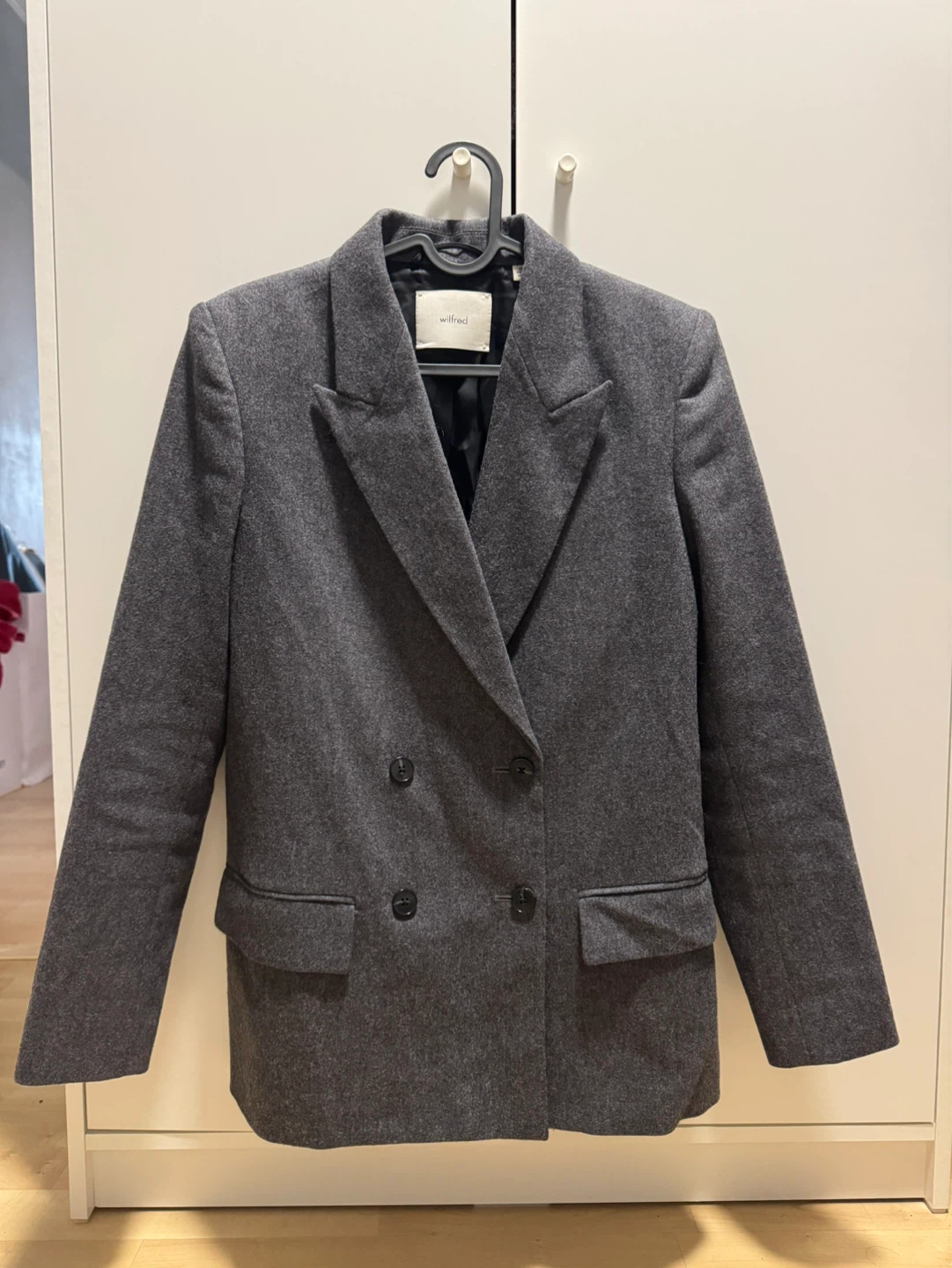 Aritzia Wilfred new generation Double-Breasted Blazer - Grey - photo 2