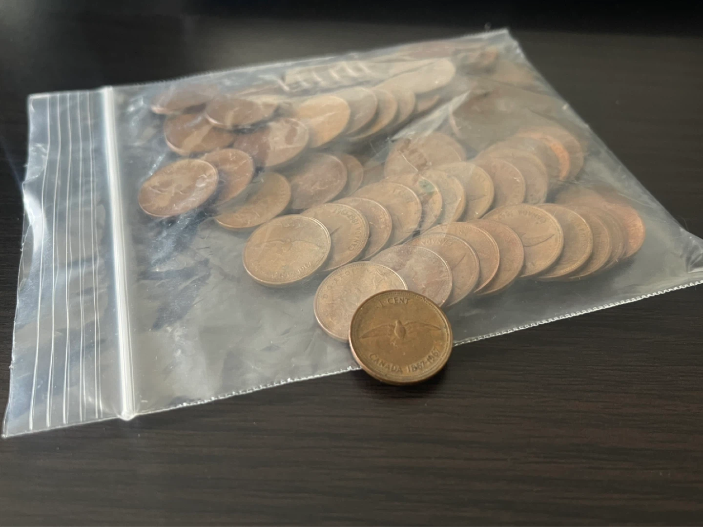 1967 centennial 1 cents