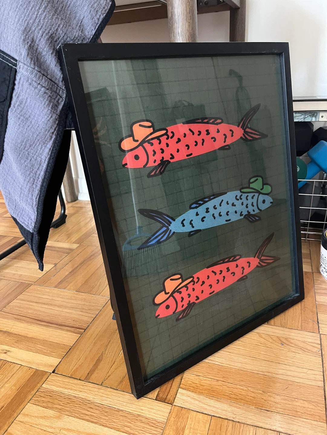 Framed Fish art print - photo 2