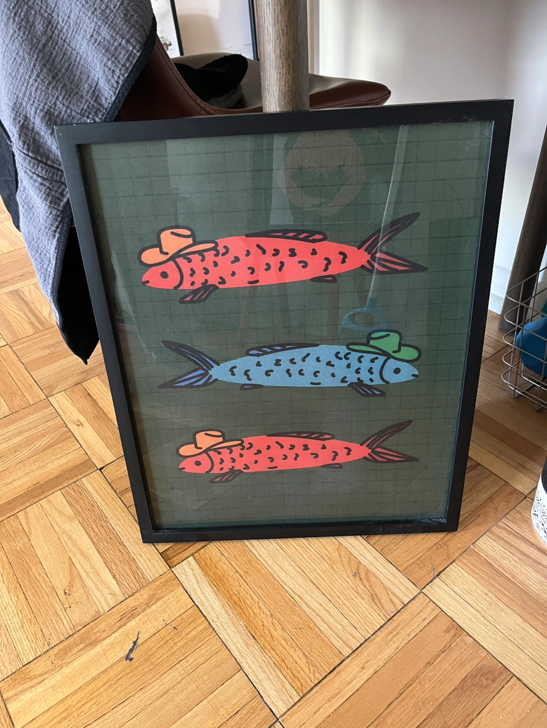 Framed Fish art print