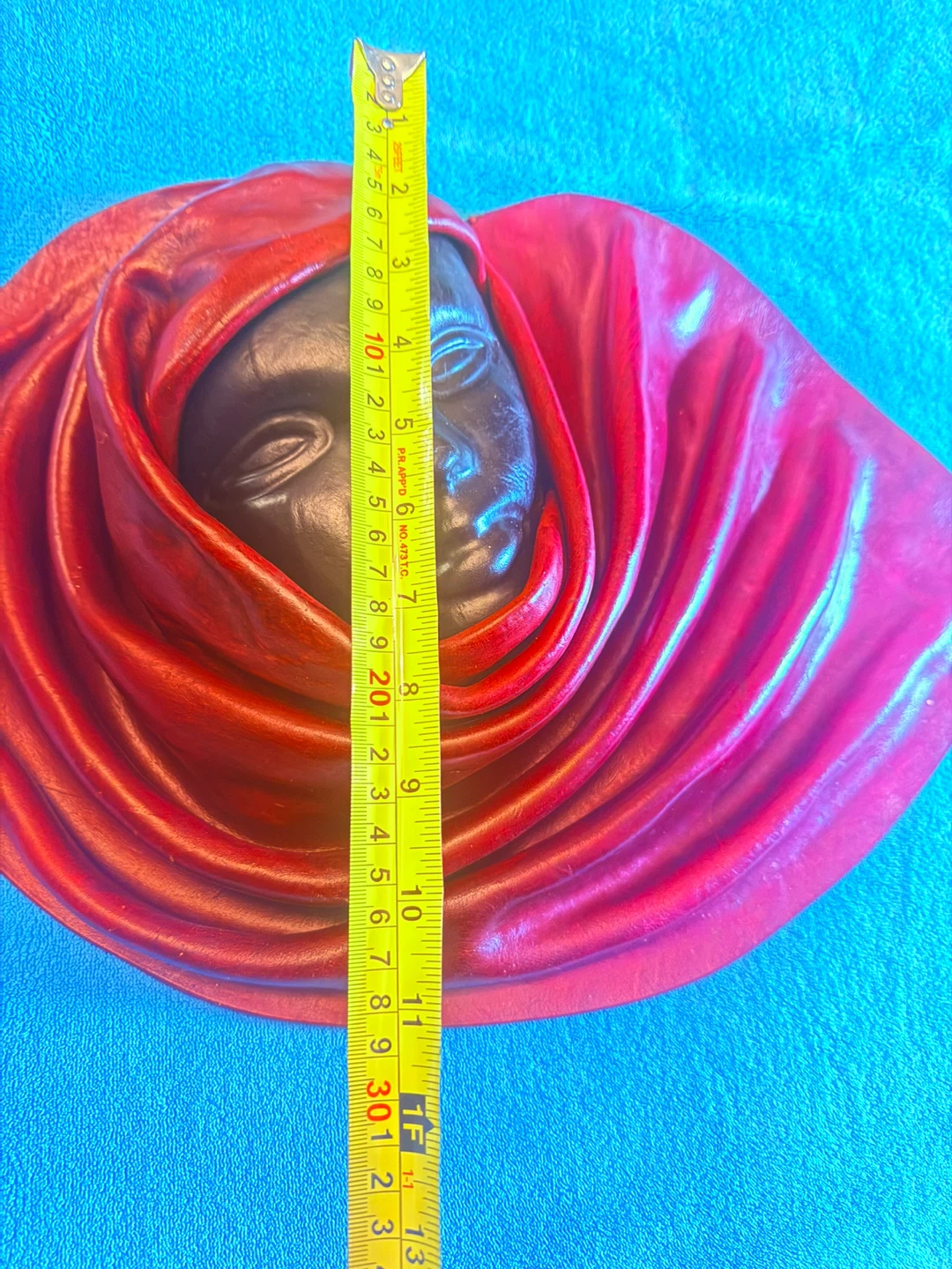 Leather wall mask ornament. - photo 5