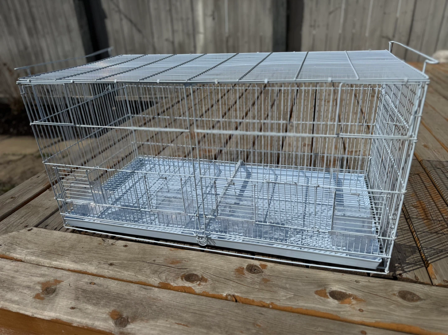 Extra Large Galvanized Zinc Plated Bird Cage - photo 3