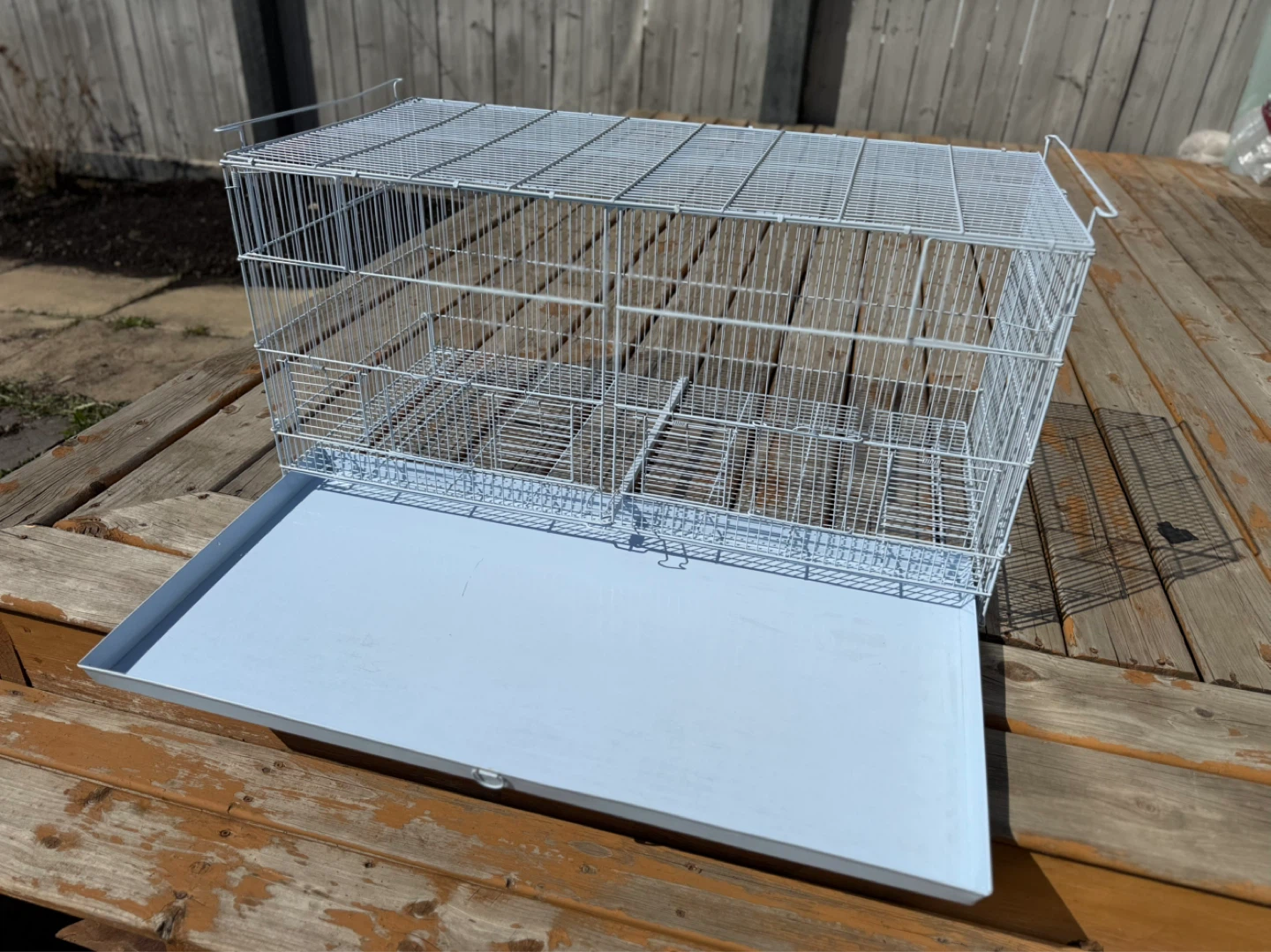 Extra Large Galvanized Zinc Plated Bird Cage - photo 5