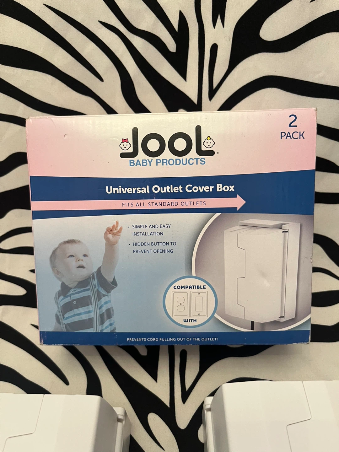 🔌 2-pack of Jool Baby Universal Outlet Cover Boxes 🔌 - photo 2